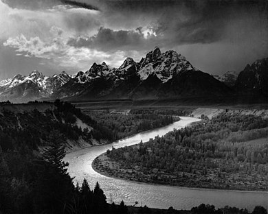 Ansel Adams The Tetons and Snake River